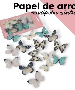 Mariposas vintage de oblea