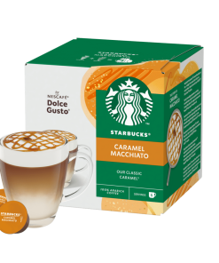 Capsulas Compatibles Dolce Gusto® Starbucks® Caramel Macchiato 6 unid.