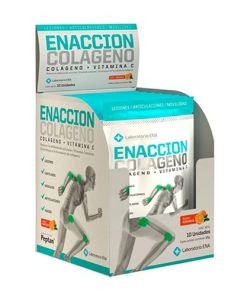 Enaccion Colageno + Vitamina C sabor Naranja x 12 Grs