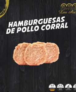 Hamburguesas de pollo de corral