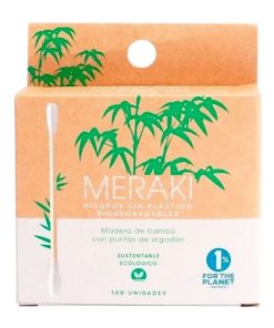 Meraki Hisopos Biodegradables x 100 Unidades