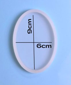 Alternative view of Molde de silicona forma óvalo