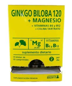 Biofit Gingko Biloba con Magnesio Blister x 10 Comprimidos