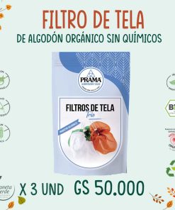Filtro de Tela de Algodón Orgánico para Quesos y Leche vegetales