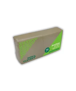 Servilletas 20x20cm microgofrada de 2 capas color Natural